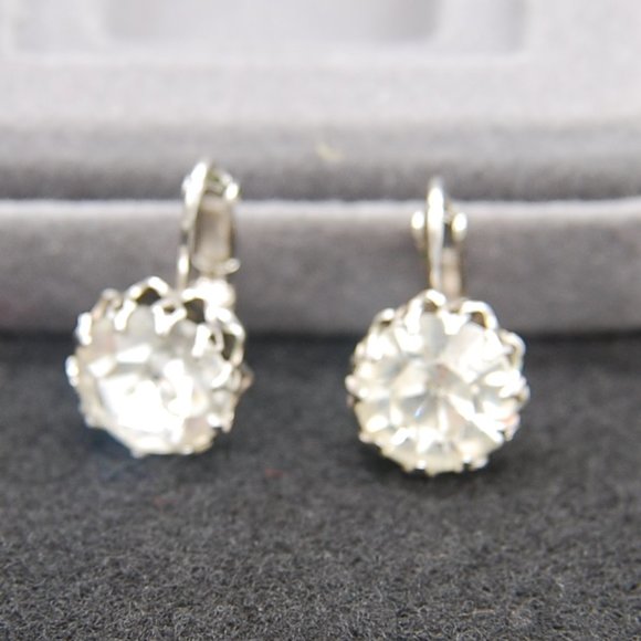 CORO MCM Retro Rhinestone Clip-On Earrings, Great Condition - Picture 3 of 4